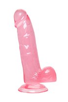 Розовый реалистичный фаллоимитатор Sundo - 20 см., цвет розовый - Toyfa
