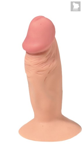 Анальный фаллоимитатор MINI SHINY SHANK OPAL 5 DONG FLESH - 12,7 см, цвет телесный - Nanma (NMC)