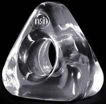 Прозрачное треугольное эрекционное кольцо RENEGADE JUNK PUSHER, цвет прозрачный - NS Novelties