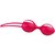 Вагинальные шарики Smarts Duo - Red, цвет красный - Fun factory