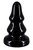 Черная анальная пробка MAGNUM 17 - 16 см., цвет черный - Lovetoy (А-Полимер)