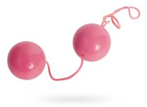Розовые вагинальные шарики BI-BALLS, цвет розовый - Toyfa