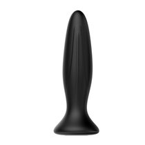 Черная анальная вибропробка Mr Play - 12,8 см., цвет черный - Baile