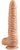 Телесный реалистичный фаллоимитатор на присоске - 26,5 см., цвет телесный - МиФ