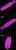 Лиловый вибратор с ушками Boyce - 12,7 см, цвет фиолетовый - Baile