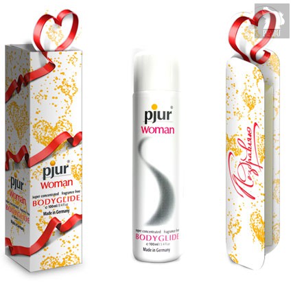 Концентрированный лубрикант Pjur Woman - Bodyglide, в подарочной упаковке, 100 мл - Pjur