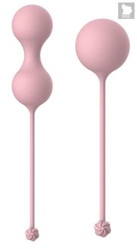 Набор розовых вагинальных шариков Love Story Carmen, цвет розовый - Lola Toys