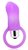 Лиловый вибростимулятор Cosmo с петелькой, цвет лиловый - Bior toys