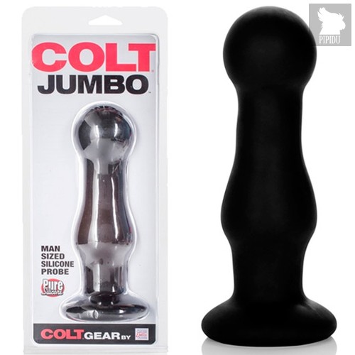 Анальная пробка COLT Jumbo Probes, цвет черный - California Exotic Novelties