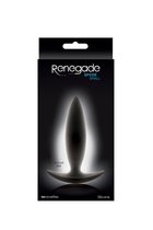 Чёрная анальная пробка для ношения Renegade Spades - 10,1 см - NS Novelties