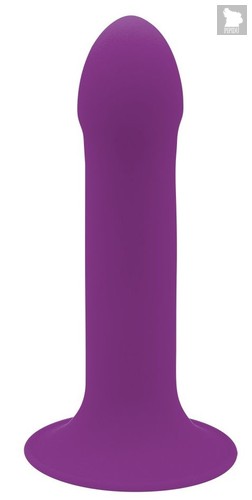 Фиолетовый дилдо на присоске Hitsens 6 - 13,5 см., цвет фиолетовый - Adrien Lastic