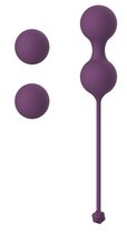Набор фиолетовых вагинальных шариков Love Story Diva, цвет фиолетовый - Lola Toys