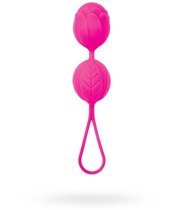 Розовые вагинальные шарики с петелькой для извлечения, цвет розовый - Toyfa