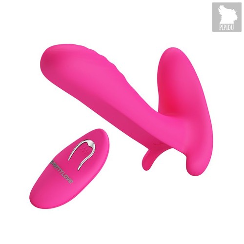 Розовый мультифункциональный вибратор Remote Control Massager, цвет розовый - Baile