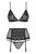 Эротический комплект Sexy set, цвет черный, L-XL - Obsessive