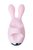 Нежно-розовый набор VITA: вибропуля и вибронасадка на палец, цвет розовый - Jos