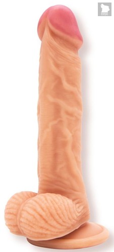 Телесный фаллоимитатор на присоске Reliable - 18,9 см., цвет телесный - Lola Toys