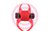 Красное эрекционное кольцо в форме дьяволенка DEVOL COCKRING, цвет красный - Adrien Lastic