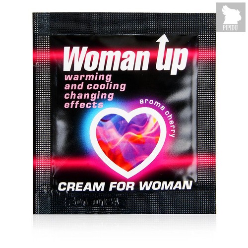 Возбуждающий крем для женщин с ароматом вишни Woman Up - 1,5 гр. - Bioritm