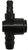 Черный клапан для вакуумных помп серии PUMP X1, цвет черный - Eroticon