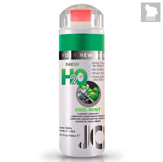 Лубрикант на водной основе с ароматом мяты JO Flavored Cool Mint H2O - 120 мл - System JO
