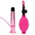 Розовый вакуумный стимулятор для клитора с вибрацией Vibrating Clitoral Pump with Quick Release, цвет розовый - Lux Fetish