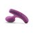 Фиолетовый универсальный вибратор Tilt - 12 см., цвет фиолетовый - Lora Dicarlo