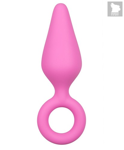 Розовая анальная пробка Pointy Plug - 15,5 см., цвет розовый - EDC Wholesale