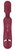 Красный универсальный массажер Silicone Massage Wand - 20 см., цвет красный - Shots Media
