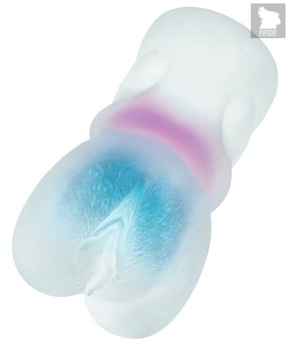 Прозрачный реалистичный мастурбатор Juicy Pussy Crystal Wave, цвет прозрачный - Toyfa