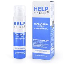 Ночной крем-гель Help My Skin Hyaluronic - 50 гр. - Bioritm