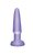 Анальная пробка Basix Rubber Works Beginner's Butt Plug, цвет фиолетовый - Pipedream