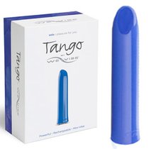 Минивибратор WE-VIBE Tango перезаряжаемый, цвет голубой - We-Vibe