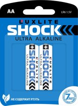 Батарейки Luxlite Shock (BLUE) типа АА - 2 шт. - LUXLITE