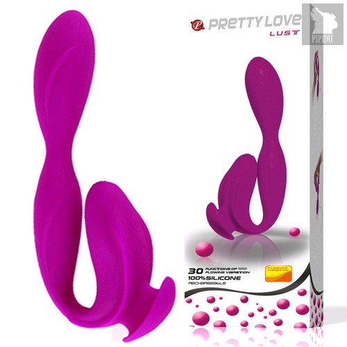 Вибратор Pretty Love Lust с держателем, цвет розовый - Baile