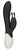 Черный вибратор-кролик G Ignite с функцией нагрева - 20,8 см., цвет черный - Shots Media