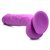 Фиолетовый фаллоимитатор на присоске 8.25" Dildo with Balls - 22,8 см., цвет фиолетовый - XR Brands