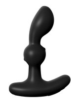 Чёрный вибромассажер простаты P-Motion Massager - 15,2 см, цвет черный - Pipedream