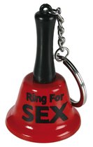 Брелок-колокольчик Ring for Sex, цвет красный/черный - ORION