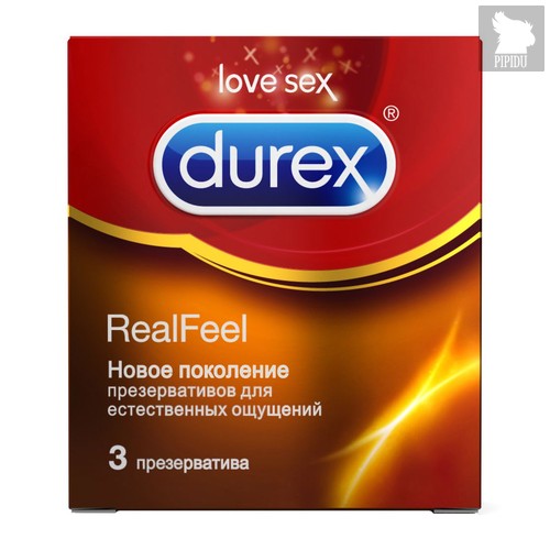 Презервативы Durex RealFeel, 3 шт. - Durex
