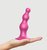 Розовый стимулятор-ёлочка Dildo Plug Beads Framboise Size M - 15 см., цвет розовый - Strap-on-me