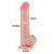 Телесный фаллоимитатор 8 Sliding Skin Dual Layer Dong - 20,8 см., цвет телесный - LoveToy