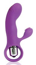 Фиолетовый вибромассажер COSMO с покрытым усиками клиторальным стимулятором, цвет фиолетовый - Bior toys