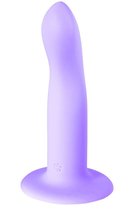 Сиреневый нереалистичный дилдо Stray - 16,6 см., цвет сиреневый - Lola Toys