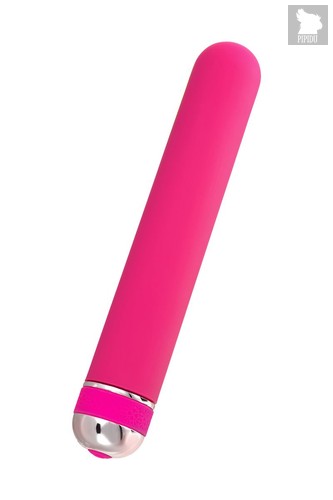 Розовый нереалистичный вибратор Mastick - 18 см., цвет розовый - Toyfa