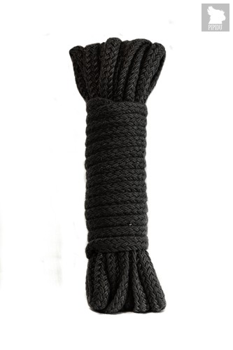 Черная веревка Bondage Collection Black - 9 м. - Lola Toys